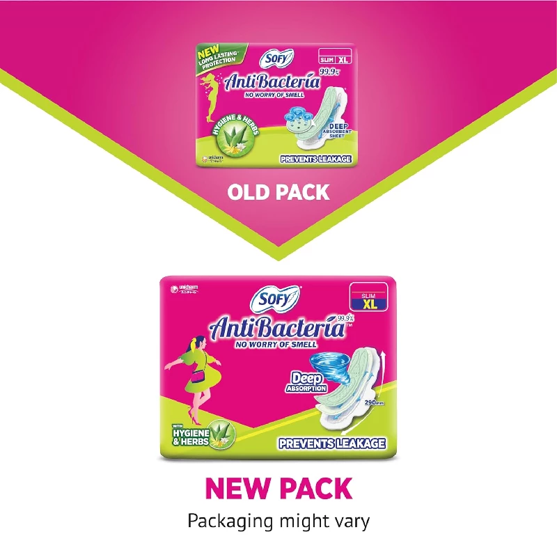 Sofy Anti Bacteria Extra Long Sanitary Pads - Slim, 48 Pads-5.webp